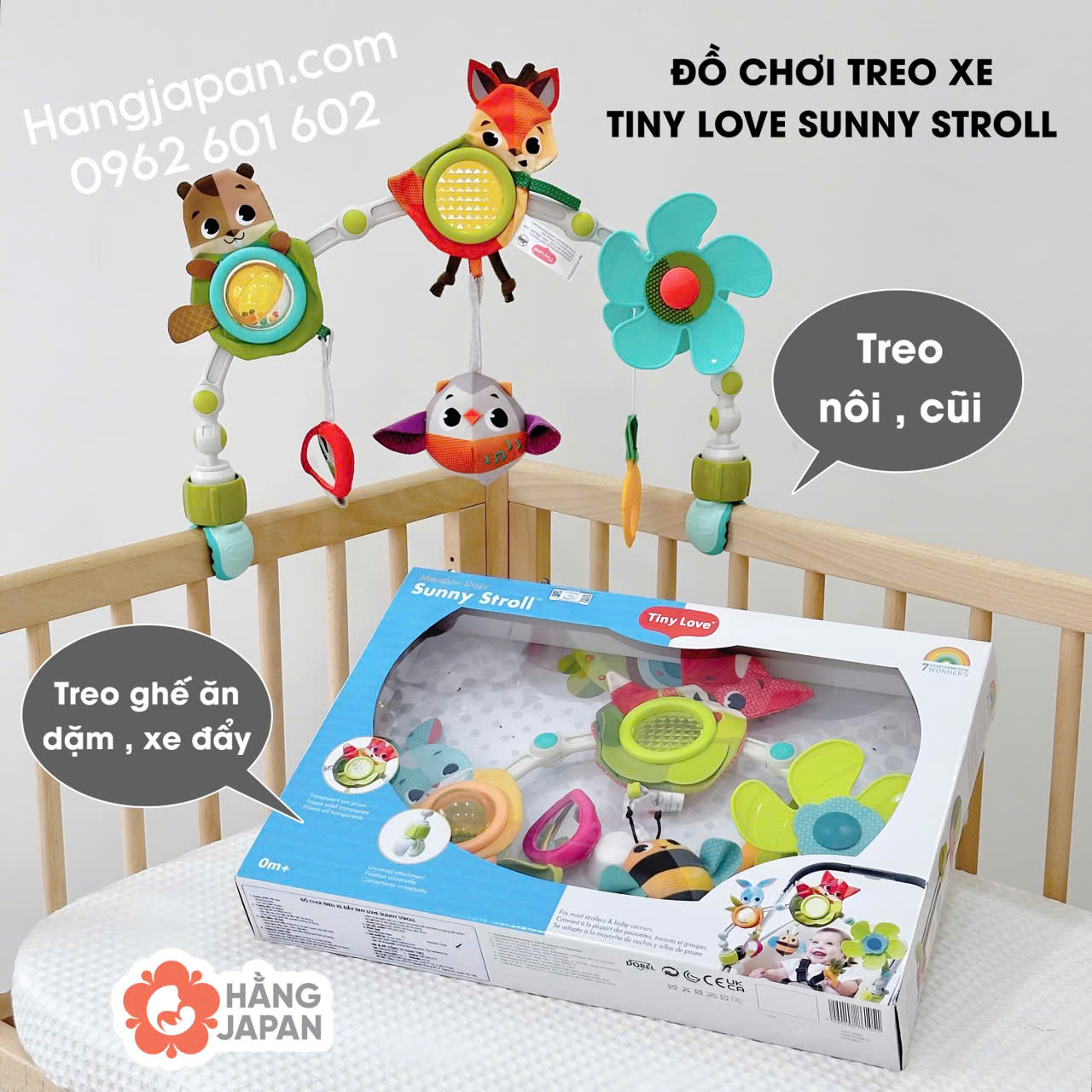 Đồ chơi treo xe đẩy Tiny Love Sunny Stroll – Meadow Days Đồ chơi treo xe đẩy Tiny Love Sunny Stroll – Meadow Days