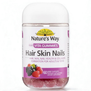 Natures way hair skin nails adult vitagummies 60v