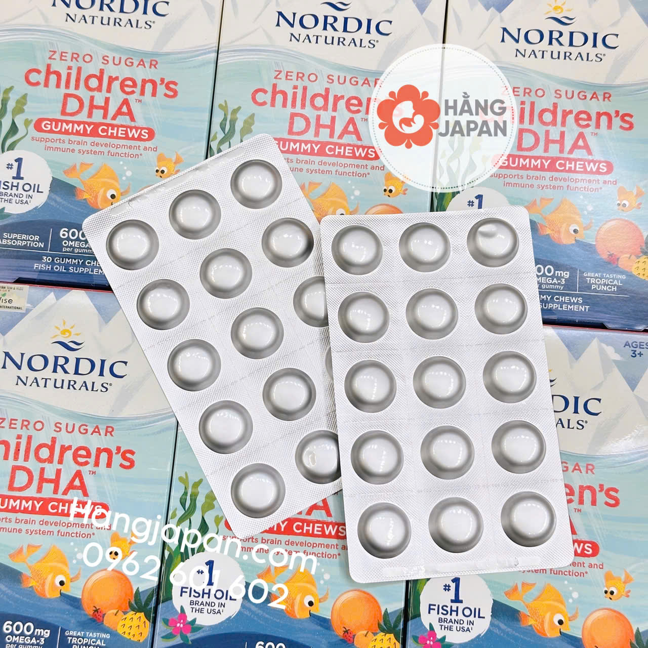 Nordic Naturals Children's DHA Gummies Tropical Punch Flavor 3Y+ Nordic Naturals Children's DHA Gummies Tropical Punch Flavor 3Y+