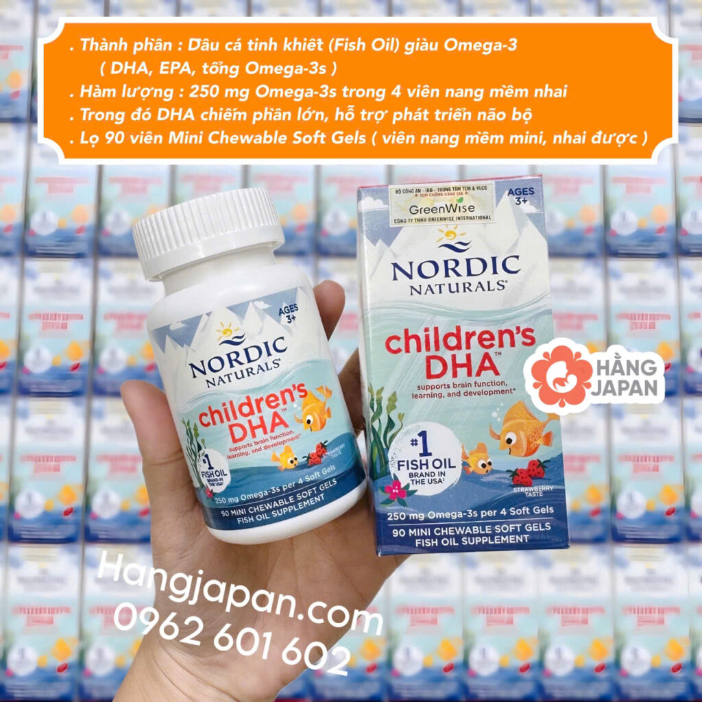 Nordic Naturals Children's DHA Strawberry Flavor (90 viên nhai) 13 Nordic Naturals Children's Dha Strawberry Flavor (90 Viên Nhai) (4)