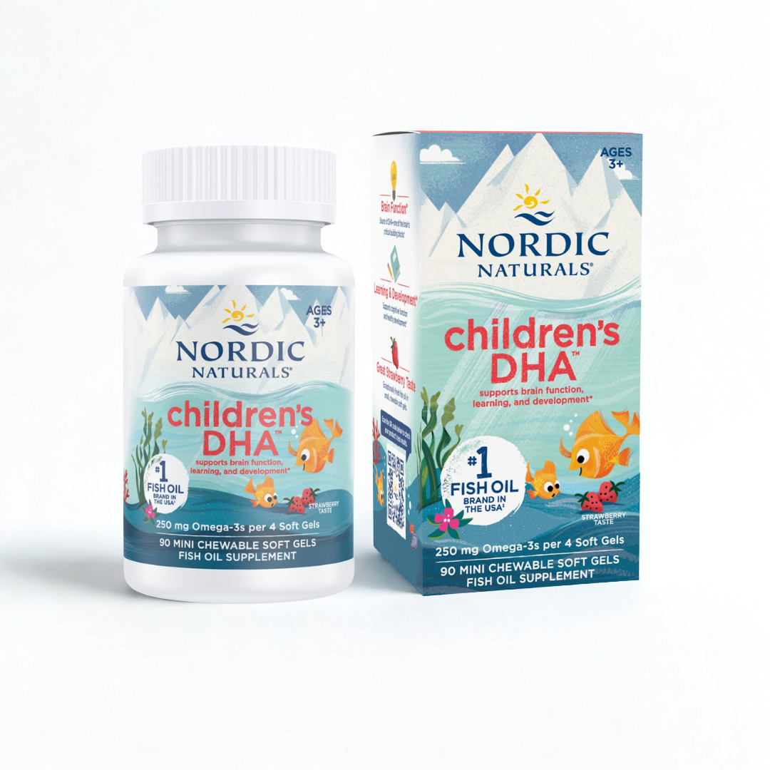 Nordic Naturals Children's DHA Strawberry Flavor (90 viên nhai)