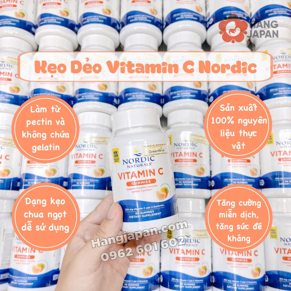 Nordic Naturals Vitamin C Gummies Tart Tangerine Flavor (60 viên) 11 Nordic Naturals Vitamin C Gummies Tart Tangerine Flavor (60 Viên) (4)