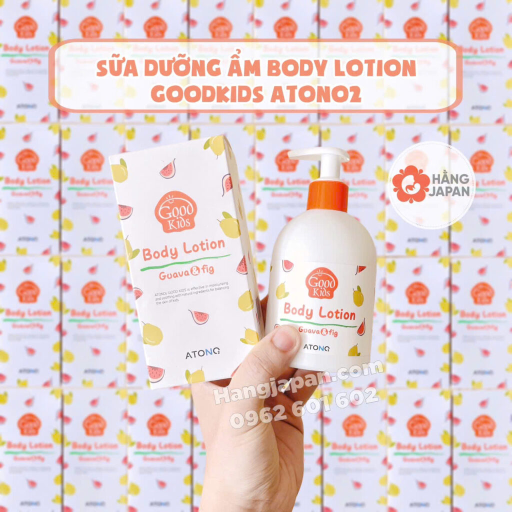 Sữa dưỡng ẩm cho bé body lotion goodkids ATONO2 300g 17 Sữa Dưỡng ẩm Cho Bé Body Lotion Goodkids Atono2 300g (3)