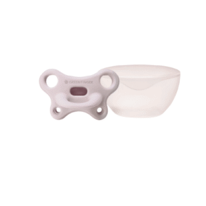 Ty Ngậm Silicone BeBeGrow Green Finger hình Bướm MÀU TÍM