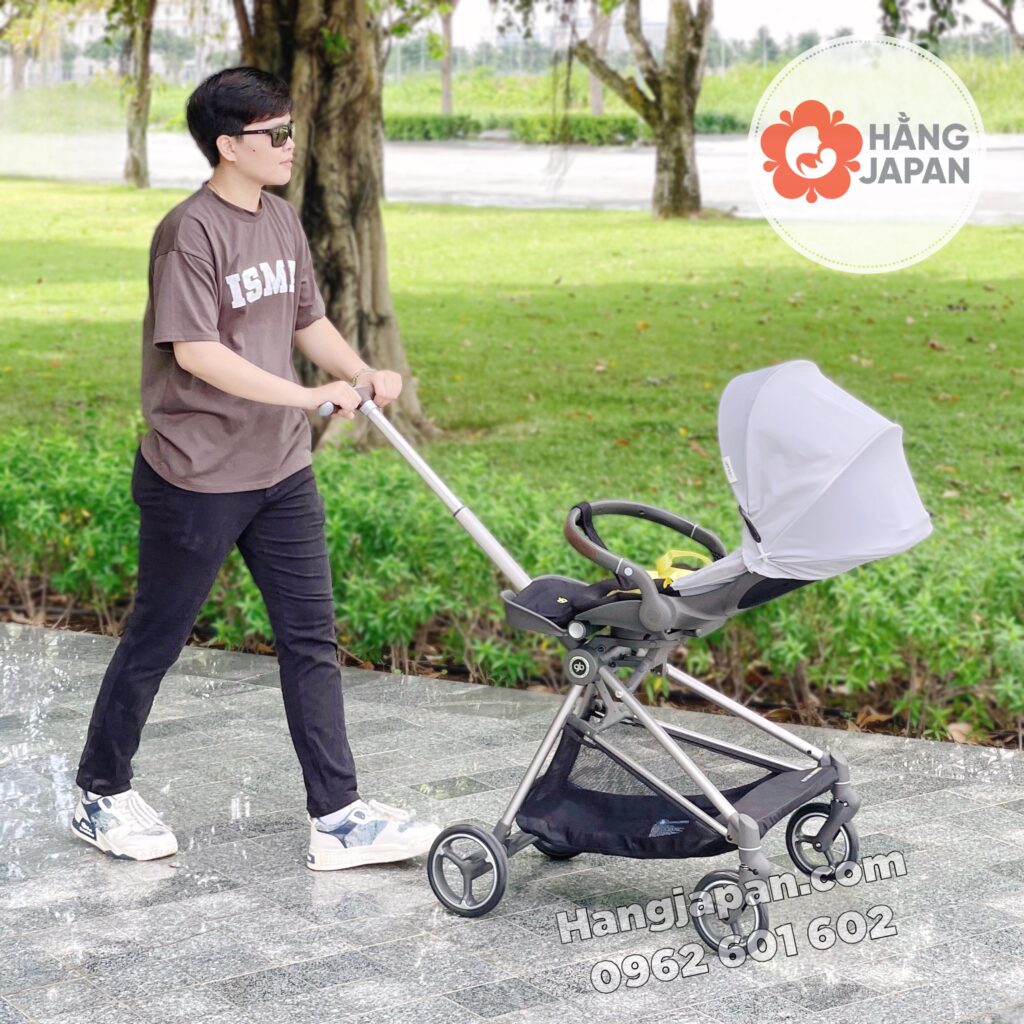 Xe đẩy gấp gọn GB Cruiser Grey 27 Xe đẩy Gấp Gọn Gb Cruiser Grey (6)