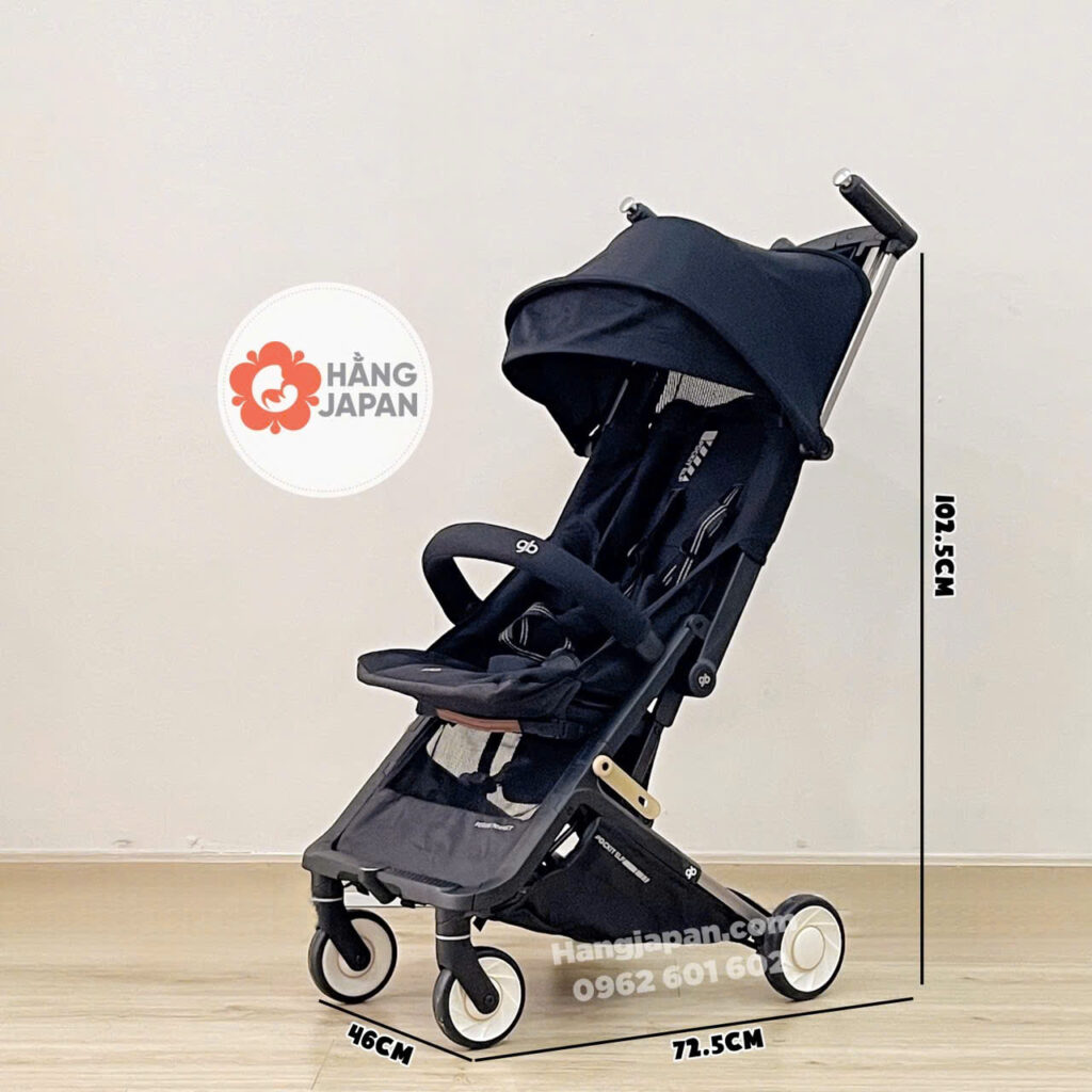 Xe đẩy gấp gọn GB Pockit ELF Black 21 Xe đẩy Gấp Gọn Gb Pockit Elf Black (3)