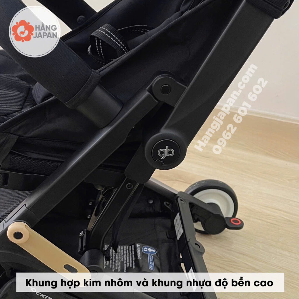 Xe đẩy gấp gọn GB Pockit ELF Black 23 Xe đẩy Gấp Gọn Gb Pockit Elf Black (5)