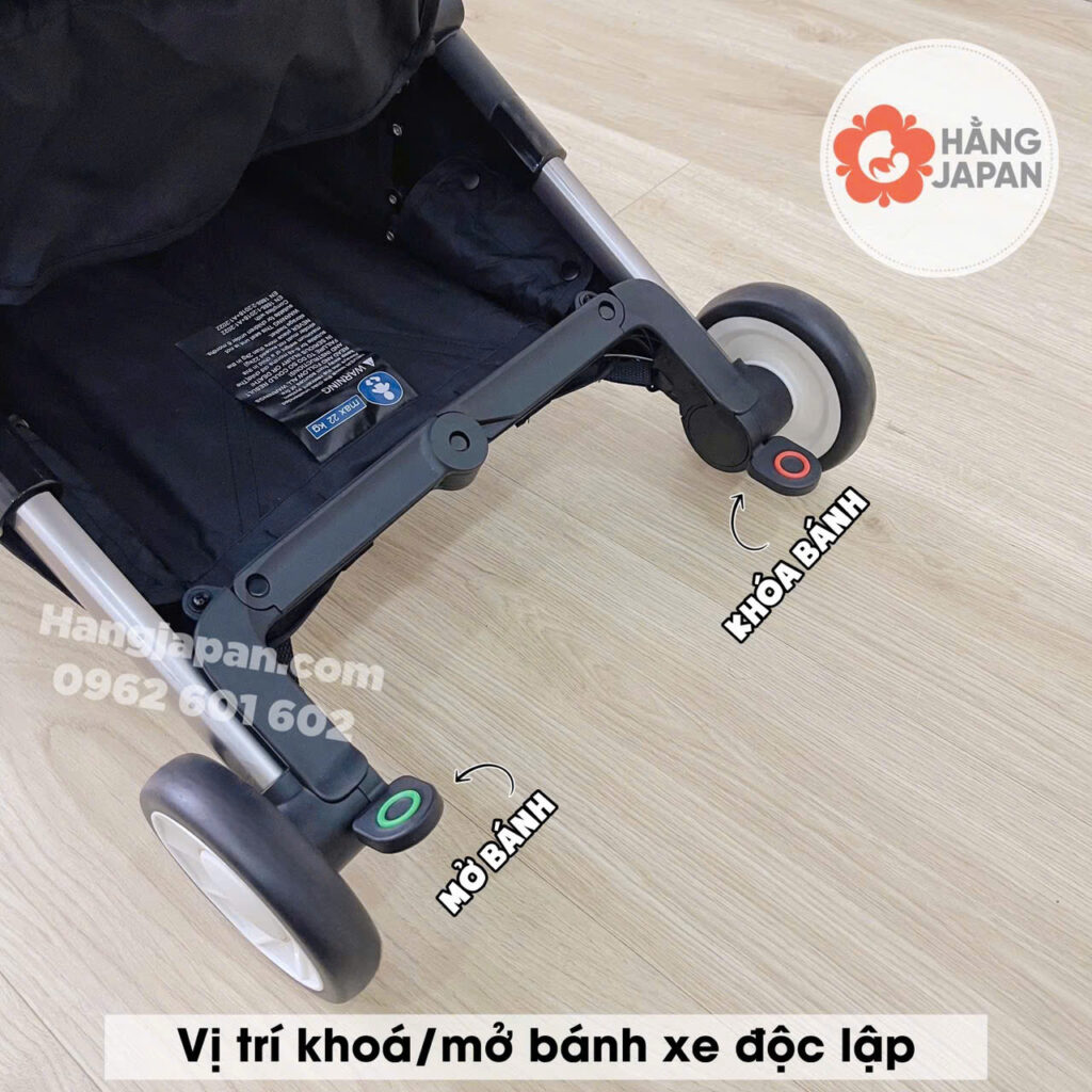 Xe đẩy gấp gọn GB Pockit ELF Black 22 Xe đẩy Gấp Gọn Gb Pockit Elf Black (6)