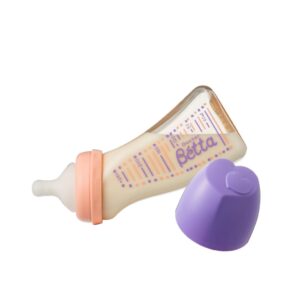 Bình Sữa Bétta PPSU Cổ Rộng 240ml Trơn hồng tím