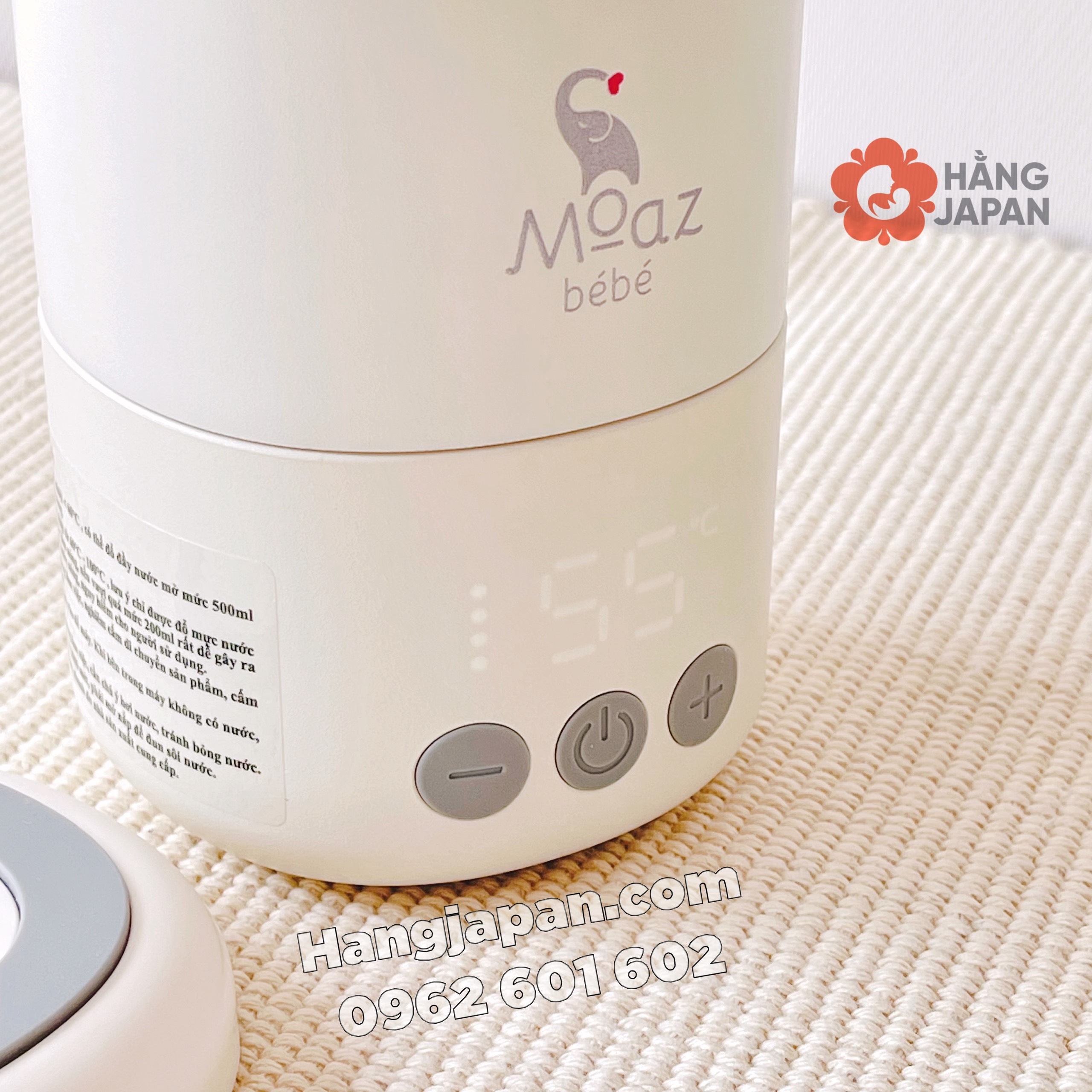Bình đun nước di động cầm tay Moaz BéBé MB114 Bình đun nước di động cầm tay Moaz BéBé MB114