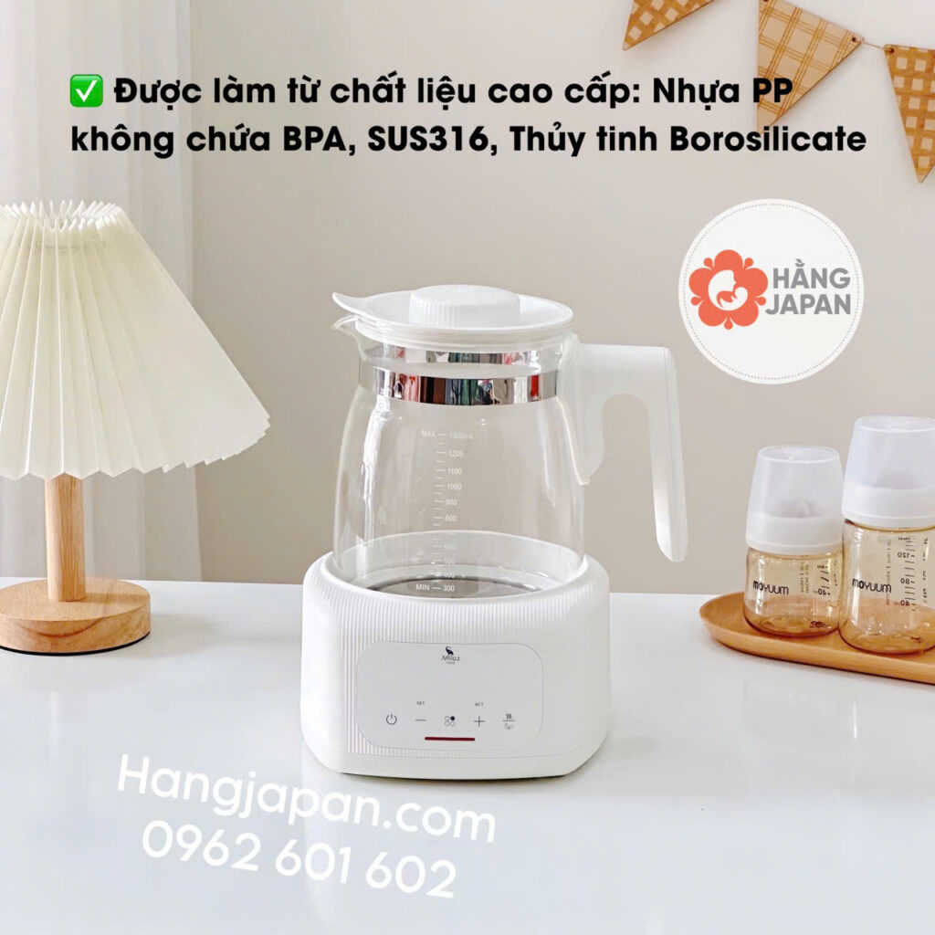 Bình đun nước pha sữa Moaz BéBé MB115 23 Bình đun Nước Pha Sữa Moaz Bébé Mb115 (5)