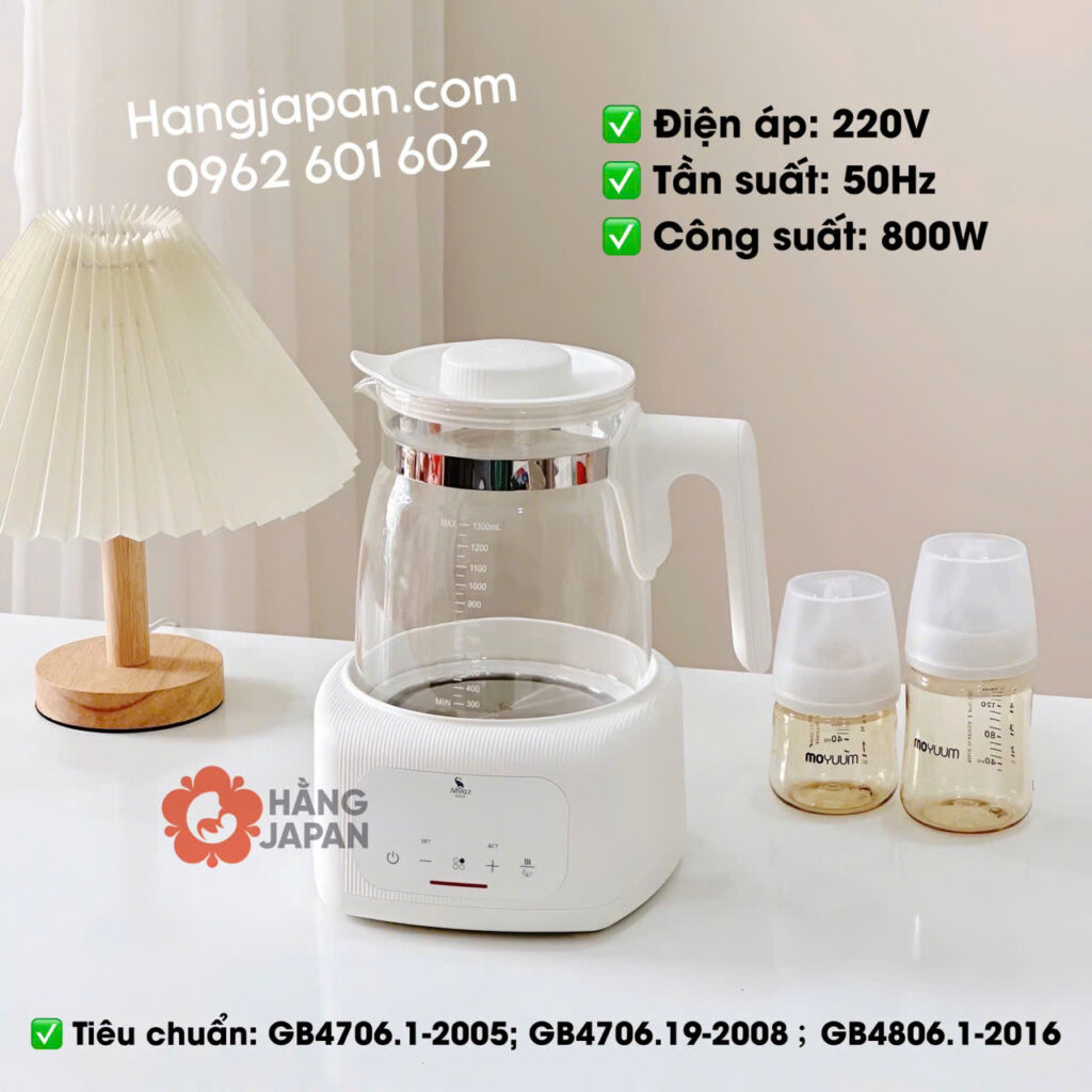 Bình đun nước pha sữa Moaz BéBé MB115 25 Bình đun Nước Pha Sữa Moaz Bébé Mb115 (7)