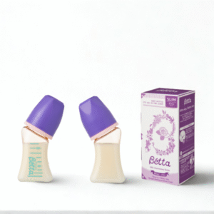 Bình sữa Betta PPSU Cổ Hẹp 80ml Tím hồng