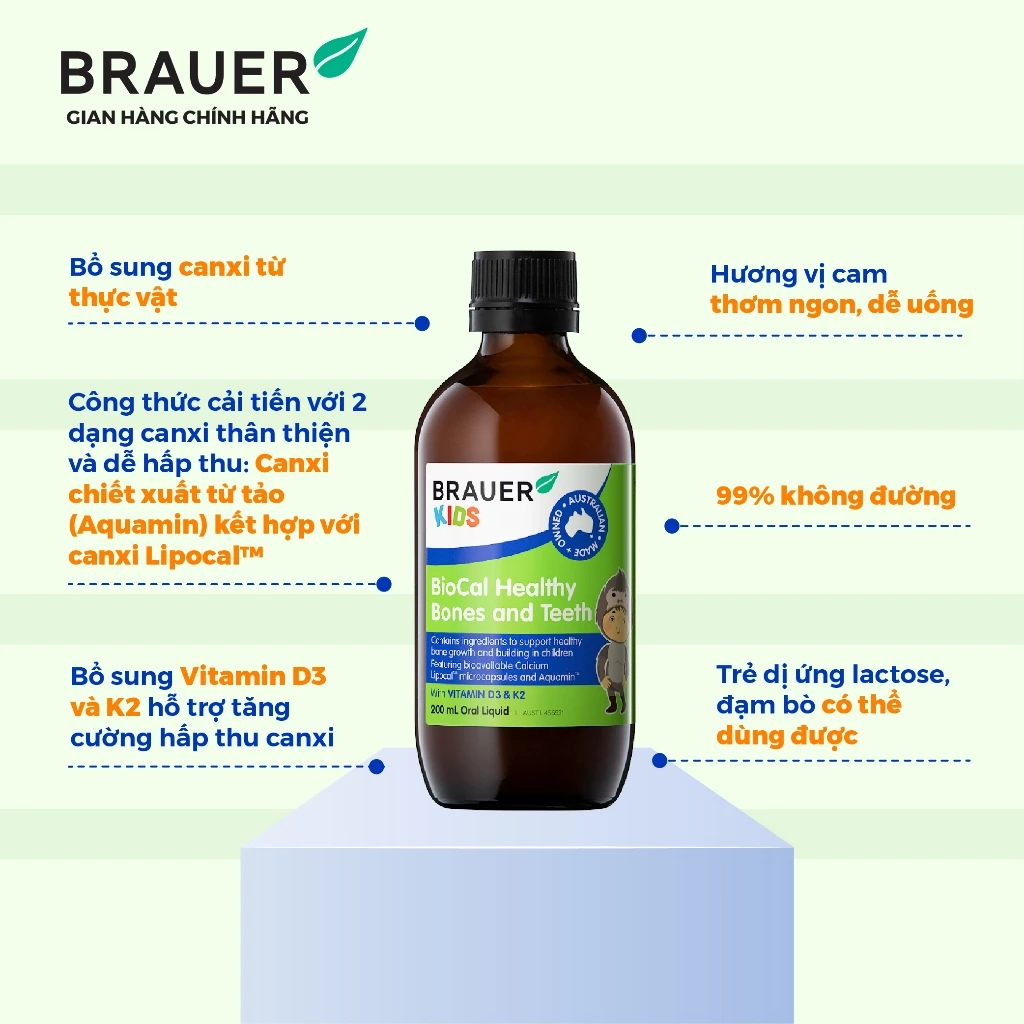 Brauer BioCal Healthy Bones and Teeth Canxi Milk 7m+ (200ml) 52 Brauer Biocal Healthy Bones And Teeth Canxi Milk 7m+ (200ml) (6)