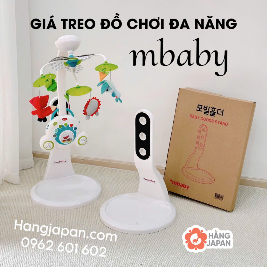 Chân đứng Mbaby Cho Treo Nôi Cũi Tiny Love White (8)