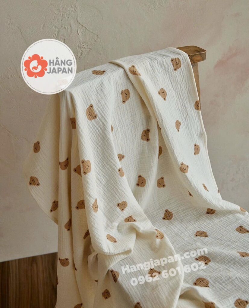 Chăn sợi tre Muslin Dottodot có viền họa tiết ngẫu nhiên (100*120cm) 26 Chăn Sợi Tre Muslin Dottodot Có Viền Họa Tiết Ngẫu Nhiên (100120cm) (2)