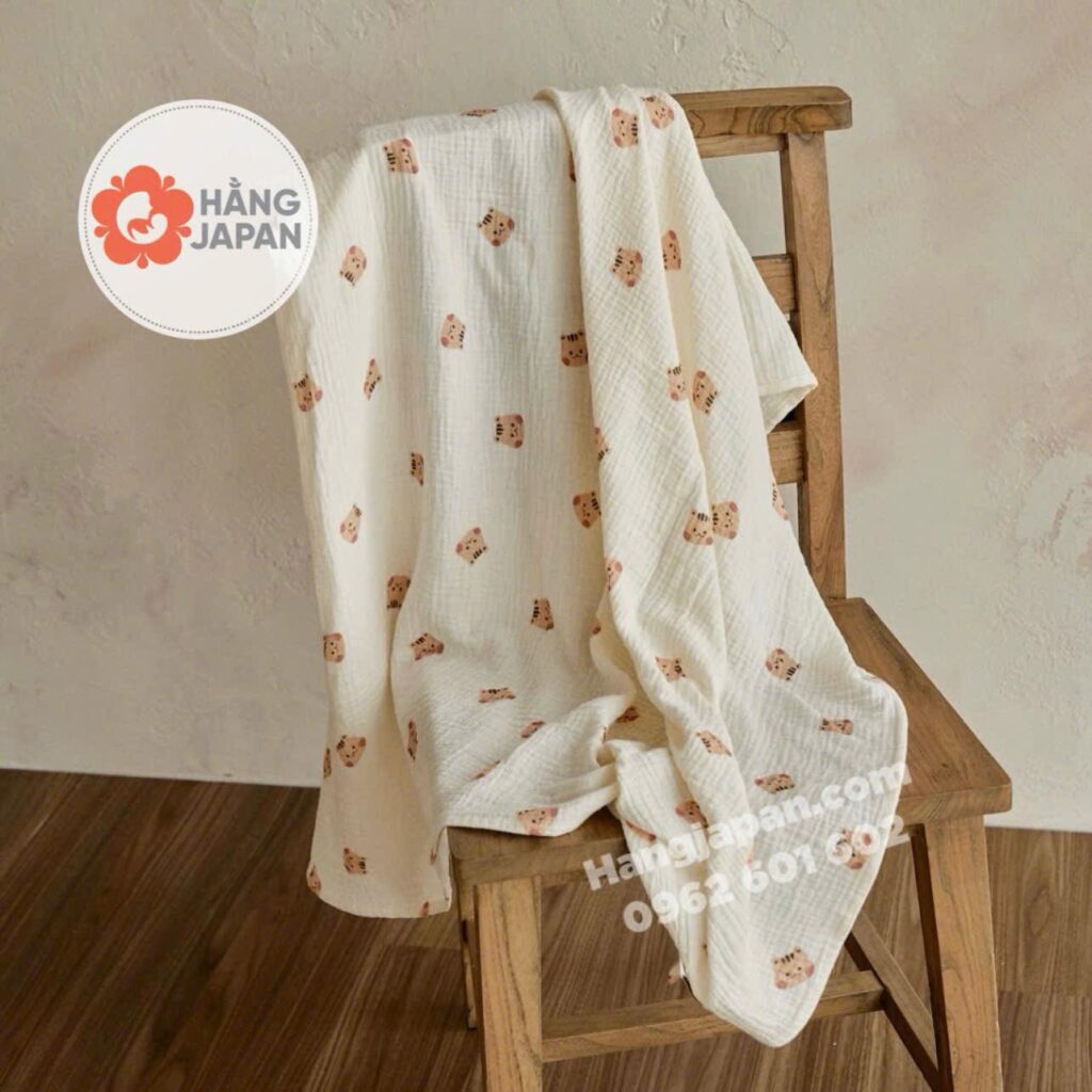 Chăn sợi tre Muslin Dottodot có viền họa tiết ngẫu nhiên (100*120cm) 25 Chăn Sợi Tre Muslin Dottodot Có Viền Họa Tiết Ngẫu Nhiên (100120cm) (3)