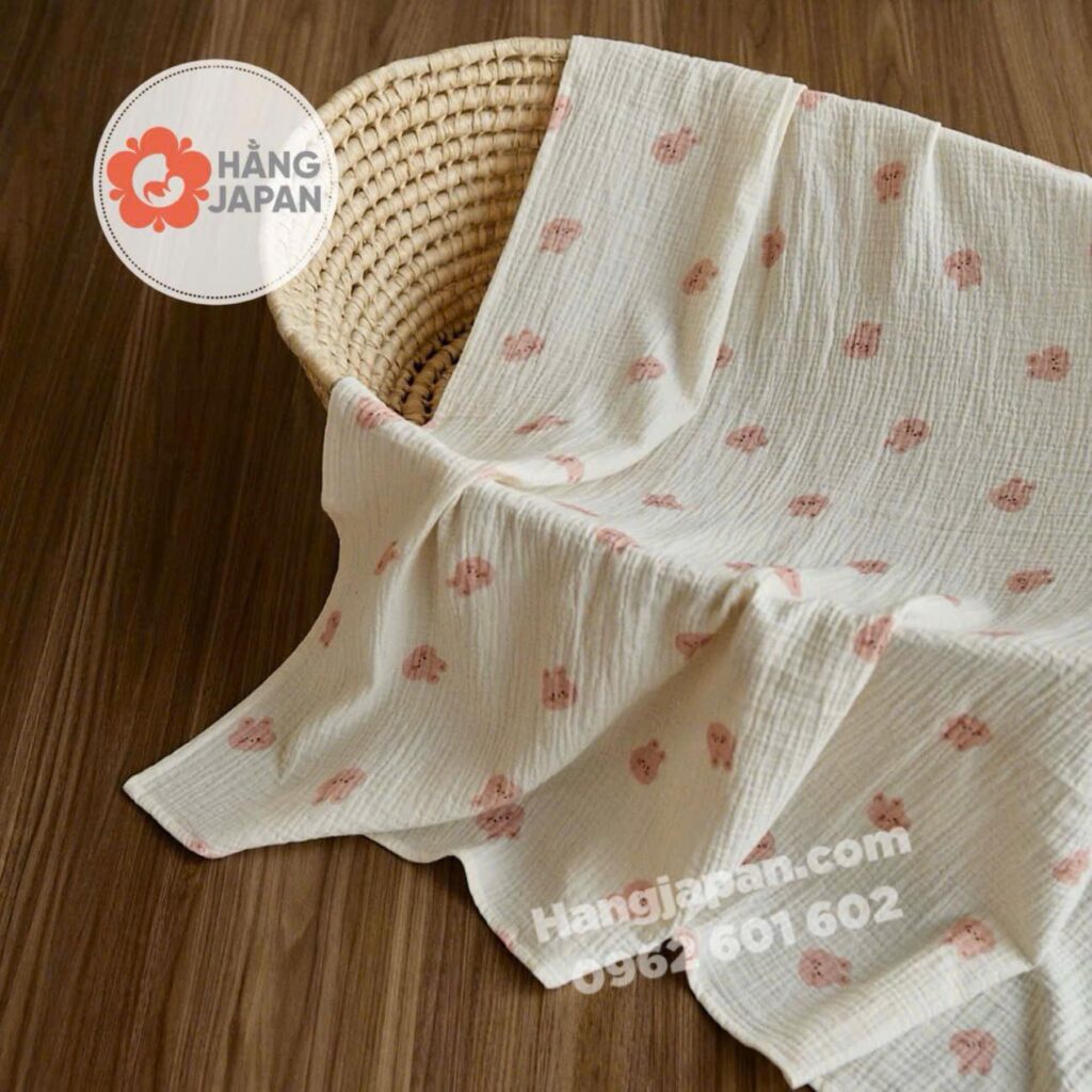 Chăn sợi tre Muslin Dottodot có viền họa tiết ngẫu nhiên (100*120cm) 24 Chăn Sợi Tre Muslin Dottodot Có Viền Họa Tiết Ngẫu Nhiên (100120cm) (5)