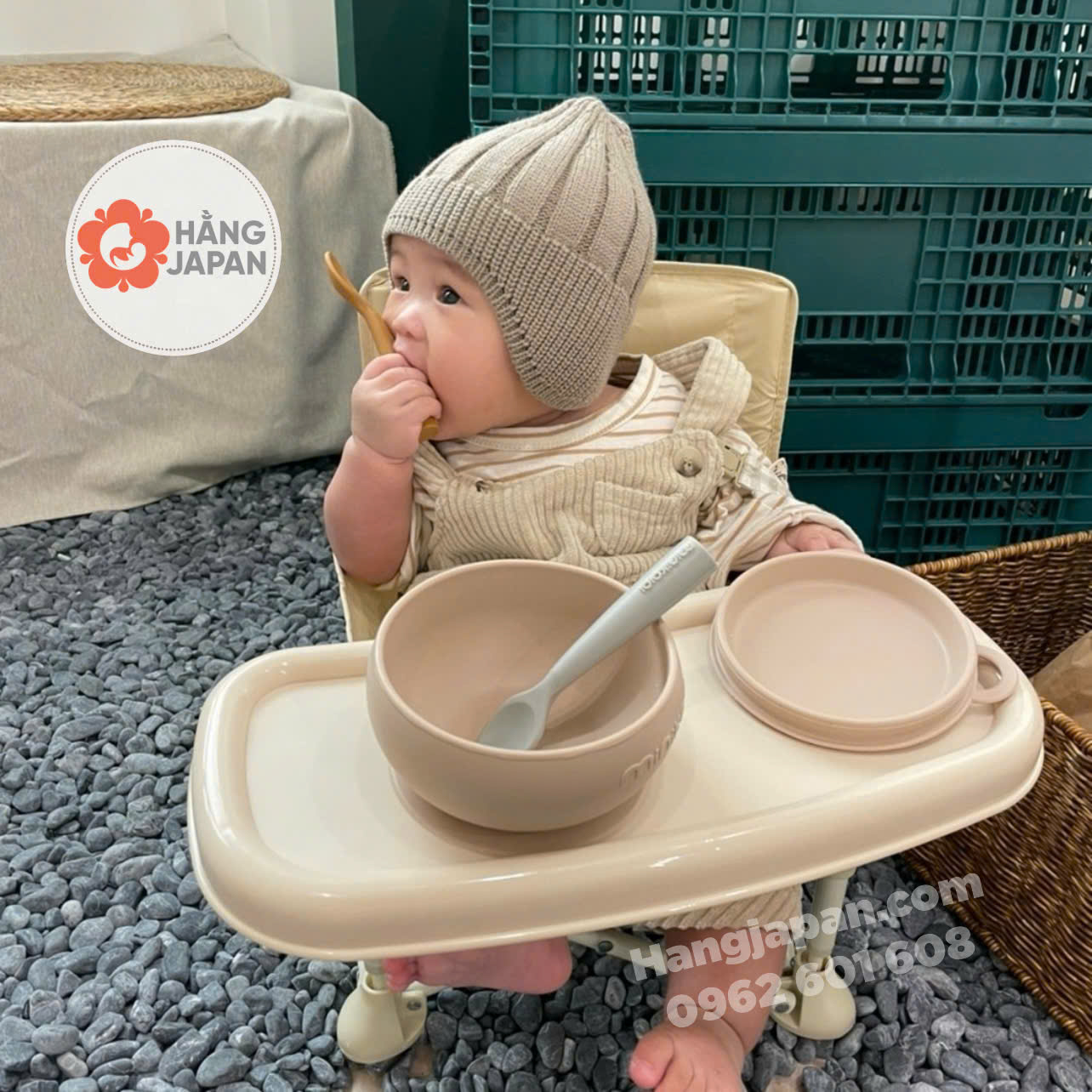 Chén ăn kèm nắp đậy silicone MinikOiOi Chén ăn kèm nắp đậy silicone MinikOiOi