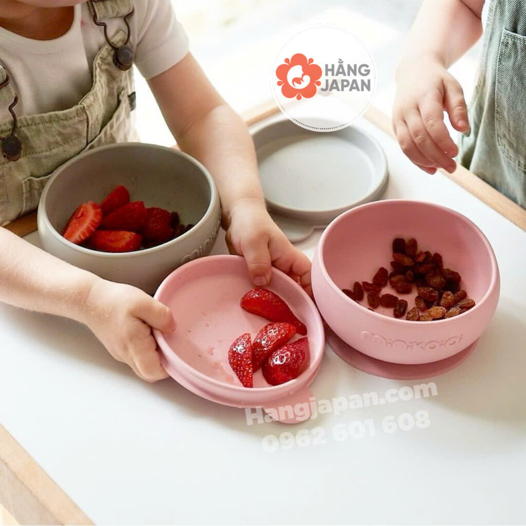 Chén ăn kèm nắp đậy silicone MinikOiOi 28 Chén ăn Kèm Nắp đậy Silicone Minikoioi (4)