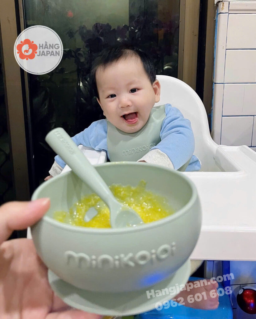 Chén ăn kèm nắp đậy silicone MinikOiOi 24 Chén ăn Kèm Nắp đậy Silicone Minikoioi (9)