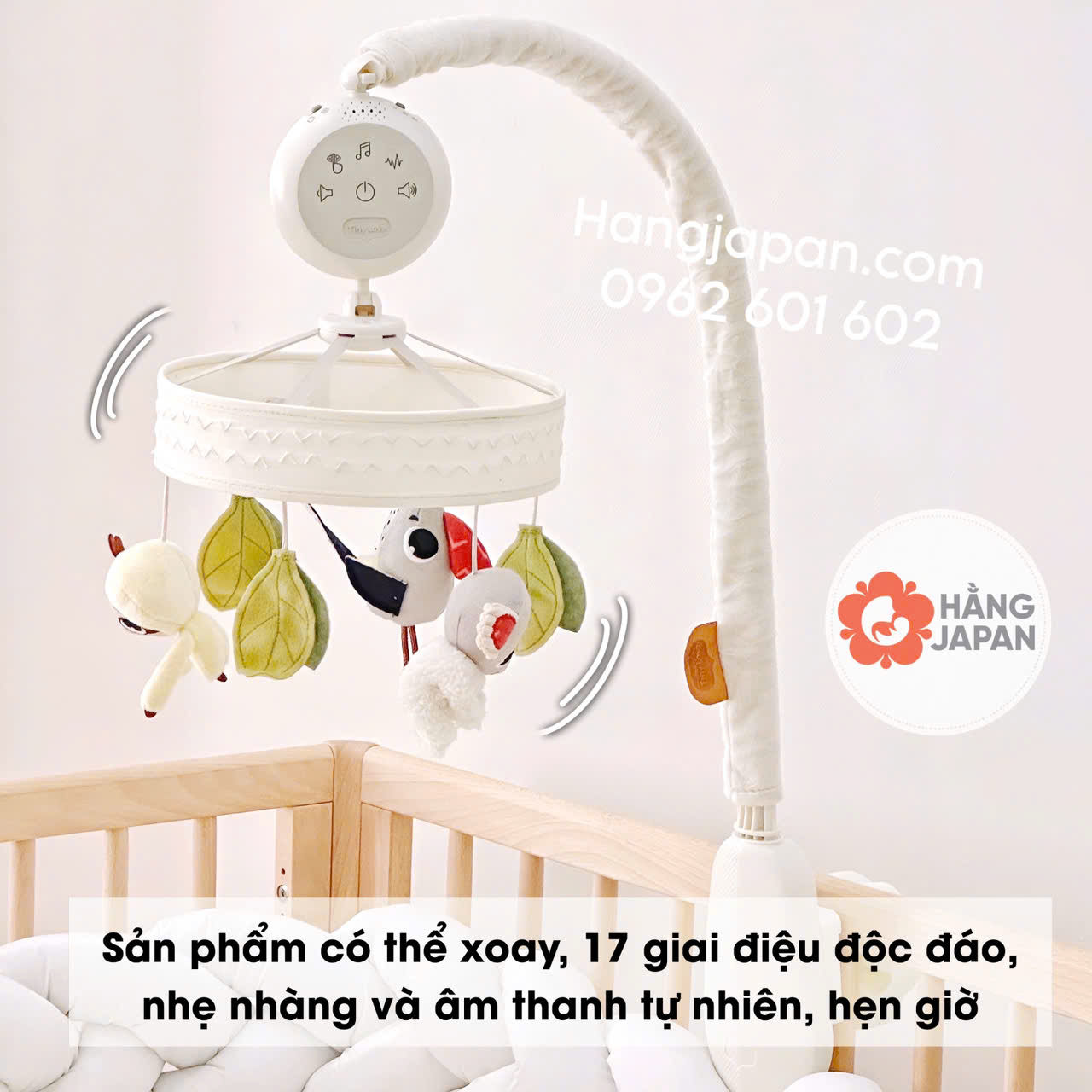 Đồ chơi treo nôi cũi Tiny Love Musical Luxe Mobile Boho Chic Đồ chơi treo nôi cũi Tiny Love Musical Luxe Mobile Boho Chic