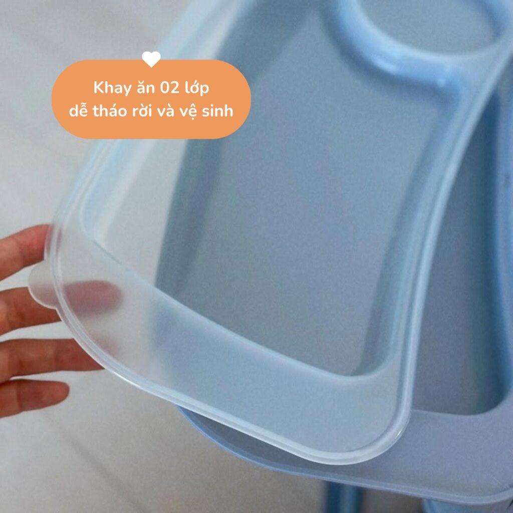 Ghế ăn dặm gấp gọn tiện lợi 3 trong 1 Unilove Feed Me Airy Blue 26 Ghế ăn Dặm Gấp Gọn Tiện Lợi 3 Trong 1 Unilove Feed Me Airy Blue (3)