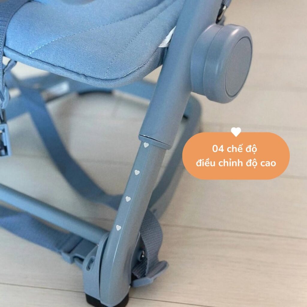 Ghế ăn dặm gấp gọn tiện lợi 3 trong 1 Unilove Feed Me Airy Blue 25 Ghế ăn Dặm Gấp Gọn Tiện Lợi 3 Trong 1 Unilove Feed Me Airy Blue (6)