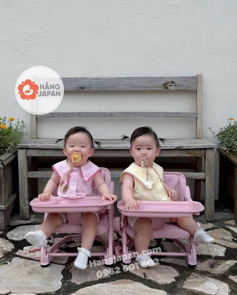 Ghế ăn Dặm Gấp Gọn Tiện Lợi 3 Trong 1 Unilove Feed Me Rose Tea (4)