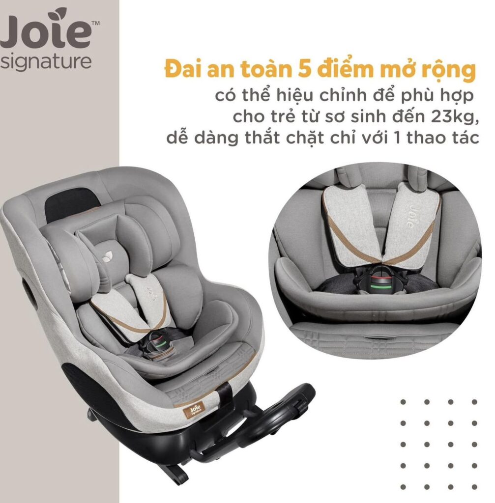 Ghế ô tô trẻ em Joie i-Prodigi Signature Oyster 58 Ghế ô Tô Trẻ Em Joie I prodigi Signature Oyster (7)