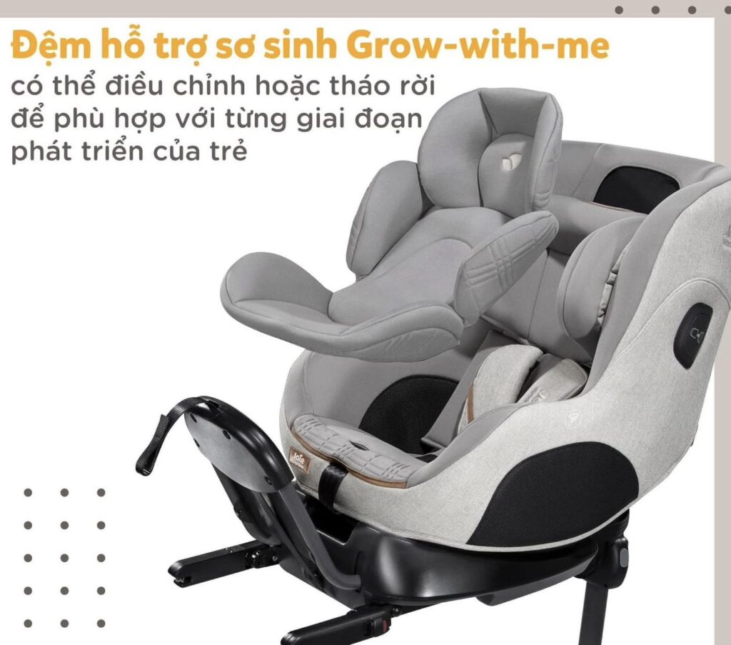 Ghế ô tô trẻ em Joie i-Prodigi Signature Oyster 54 Ghế ô Tô Trẻ Em Joie I prodigi Signature Oyster (9)