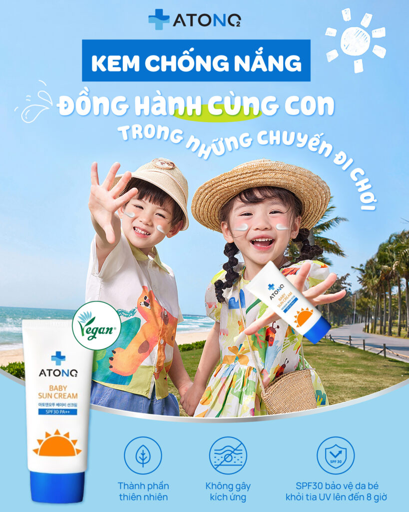 Kem chống nắng thuần chay Atono2 Oxygen cho bé 6M+ 26 Kem Chống Nắng Thuần Chay Atono2 Oxygen Cho Bé 6m+ (3)