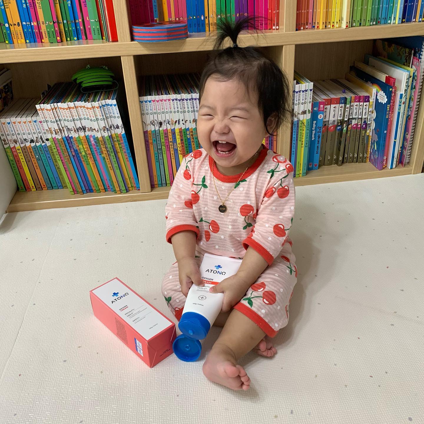 Kem dưỡng ẩm hữu cơ toàn diện Oxygen Cream Atono2 cho bé 160g Kem dưỡng ẩm hữu cơ toàn diện Oxygen Cream Atono2 cho bé 160g