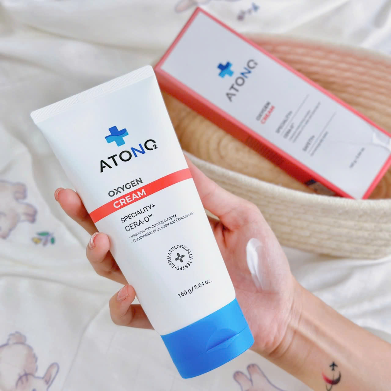 Kem dưỡng ẩm hữu cơ toàn diện Oxygen Cream Atono2 cho bé 160g Kem dưỡng ẩm hữu cơ toàn diện Oxygen Cream Atono2 cho bé 160g