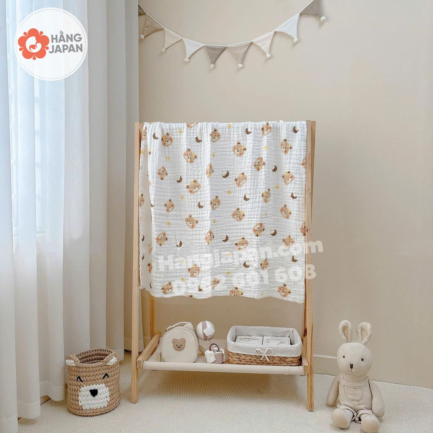 Khăn tắm xô muslim sợi tre 6 lớp cao cấp Mochee Khăn tắm xô muslim sợi tre 6 lớp cao cấp Mochee