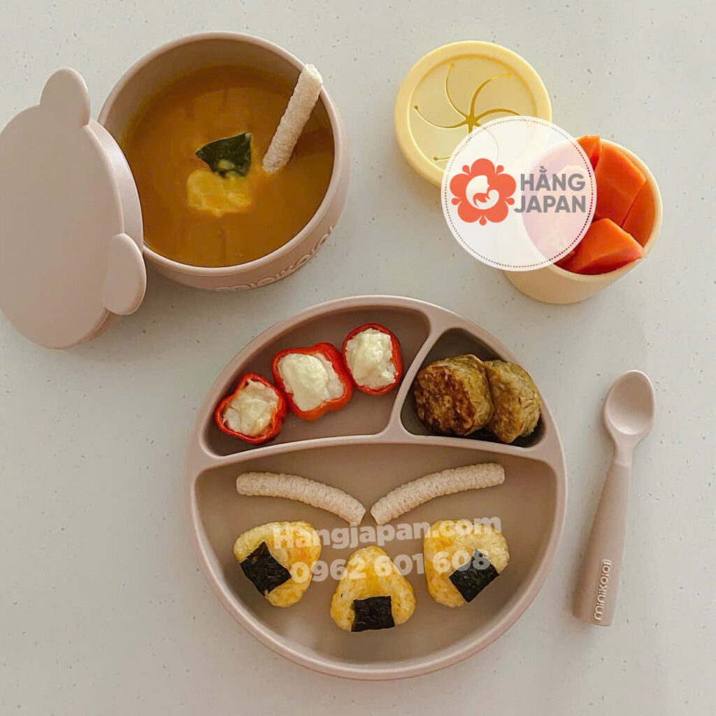 Khay ăn dặm silicone MinikOiOi 23 Khay ăn Dặm Silicone Minikoioi (2)