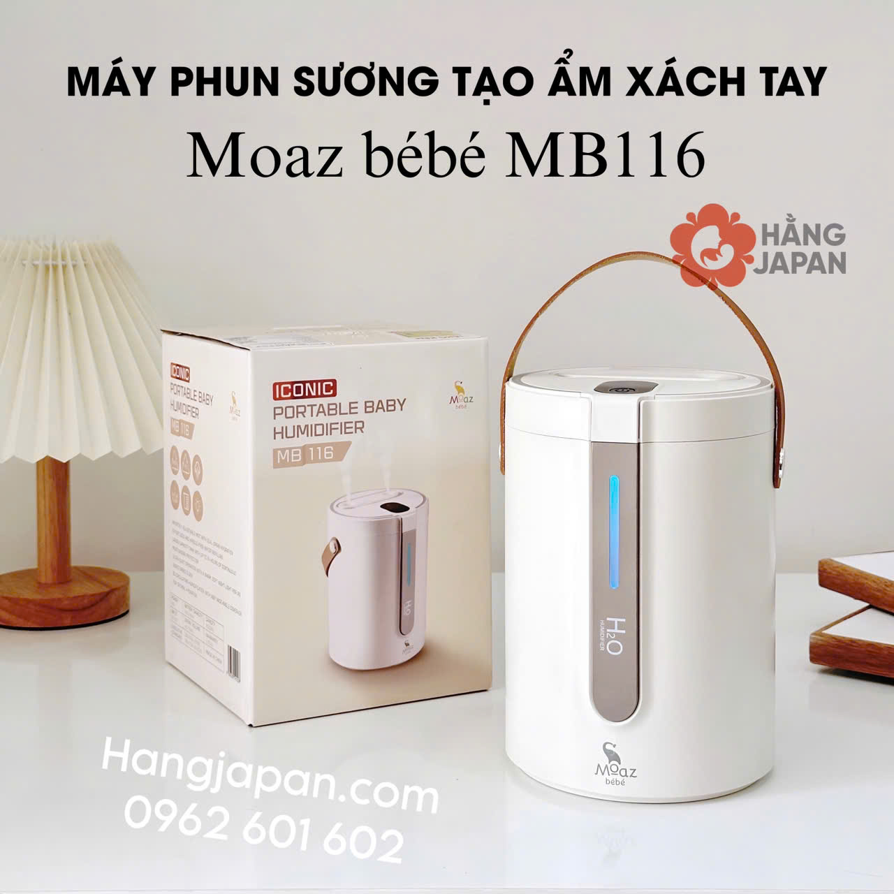 Máy phun sương tạo ẩm xách tay cho bé Moaz BéBé MB116 Máy phun sương tạo ẩm xách tay cho bé Moaz BéBé MB116