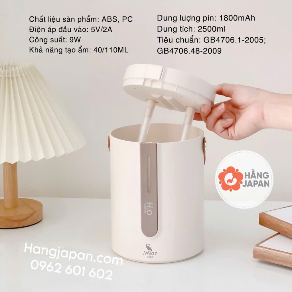 Máy phun sương tạo ẩm xách tay cho bé Moaz BéBé MB116 29 Máy Phun Sương Tạo ẩm Xách Tay Cho Bé Moaz Bébé Mb116 (7)