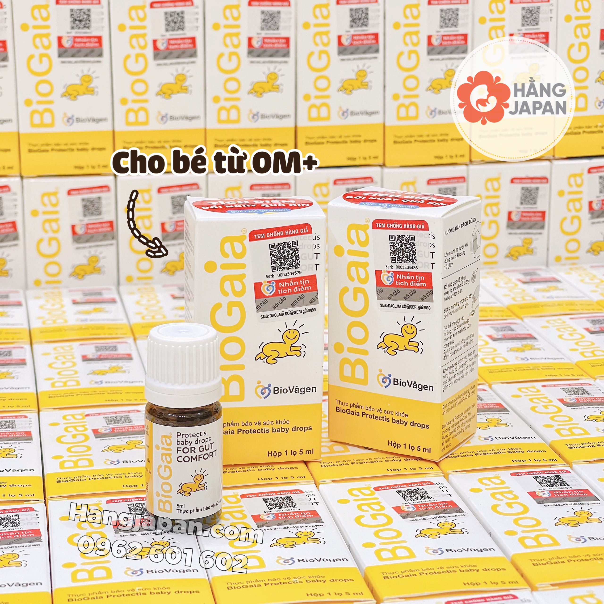 Men vi sinh chai thuỷ tinh Biogaia 5ml - 0M+ Men vi sinh chai thuỷ tinh Biogaia 5ml - 0M+