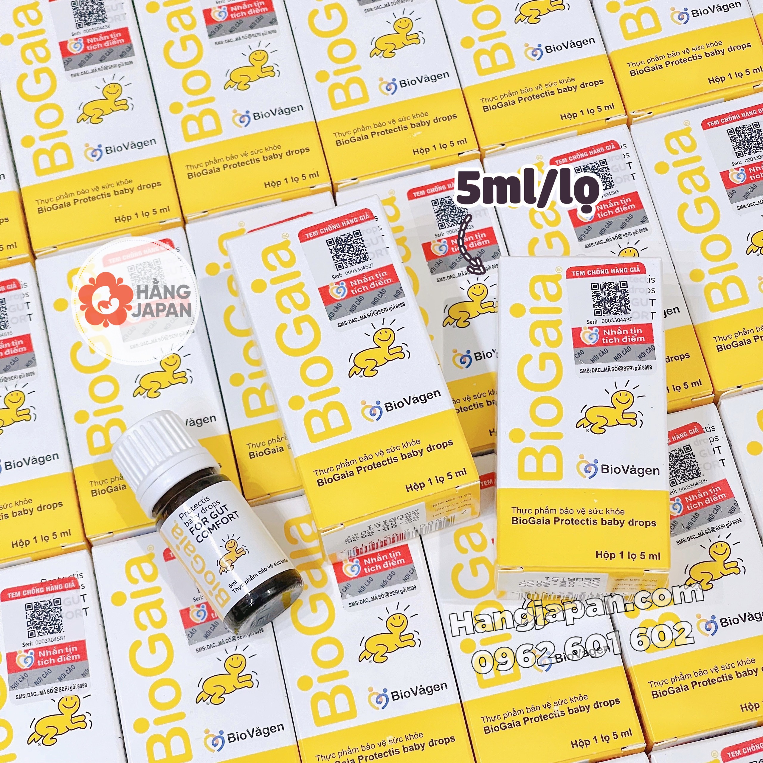 Men vi sinh chai thuỷ tinh Biogaia 5ml - 0M+ Men vi sinh chai thuỷ tinh Biogaia 5ml - 0M+