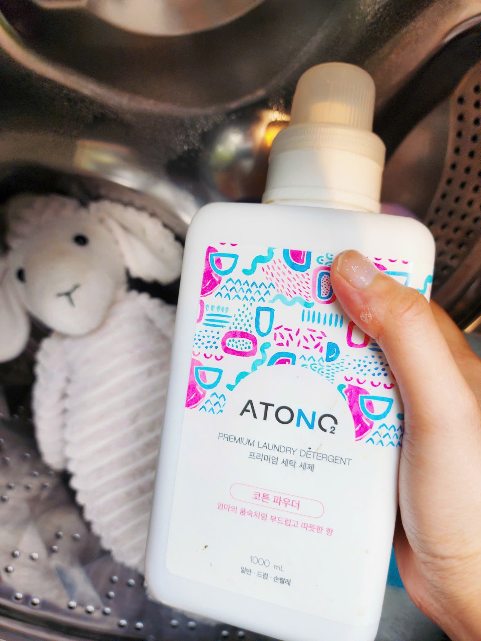 Nước giặt thuần chay Atono2 1000ml Hương Cotton Powder 17 Nước Giặt Thuần Chay Atono2 1000ml Hương Cotton Powder (1)