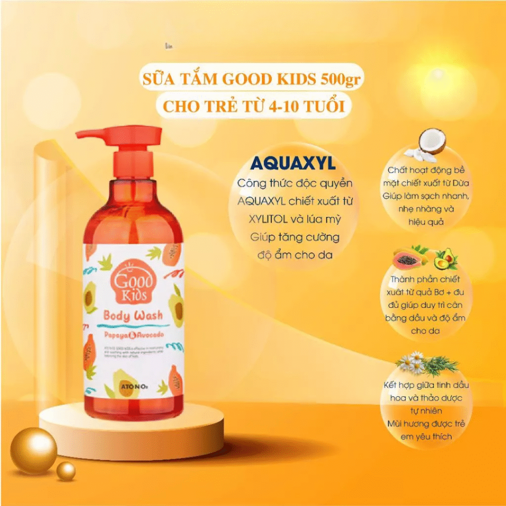 Sữa Tắm GOODKIDS Atono2 500gr 3y+ 22 Sữa Tắm Goodkids Atono2 500gr 3y+ (2)