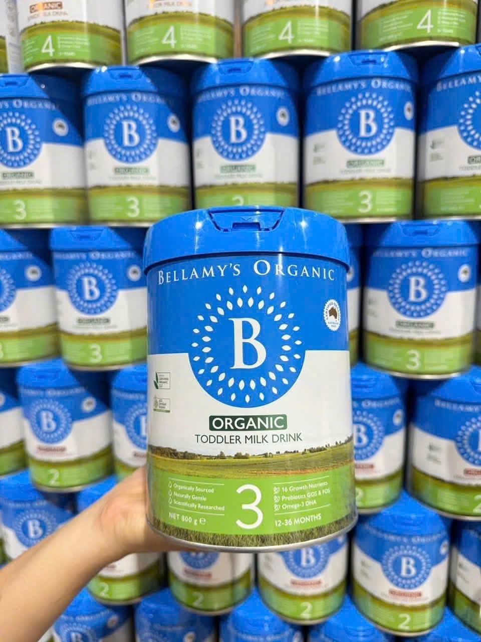 Sữa bột Bellamy's Organic 8HMO 800g Sữa bột Bellamy's Organic 8HMO 800g