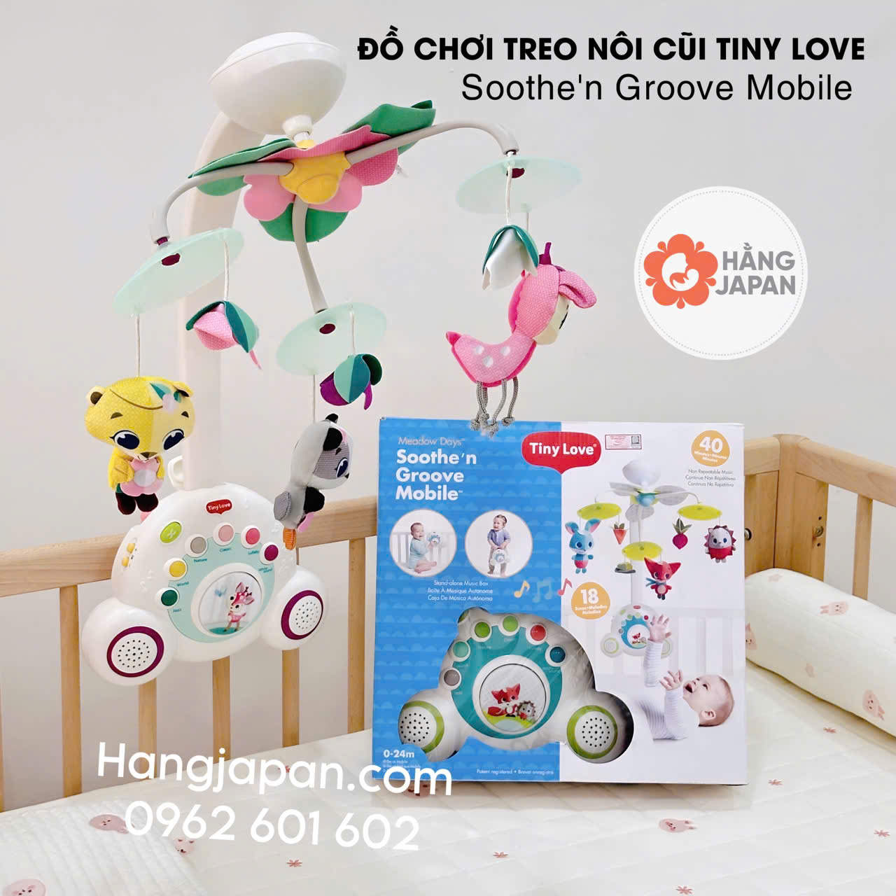 Đồ chơi treo nôi cũi Tiny Love Soothe N Groove Mobile Tiny Princess Tales Đồ chơi treo nôi cũi Tiny Love Soothe N Groove Mobile Tiny Princess Tales