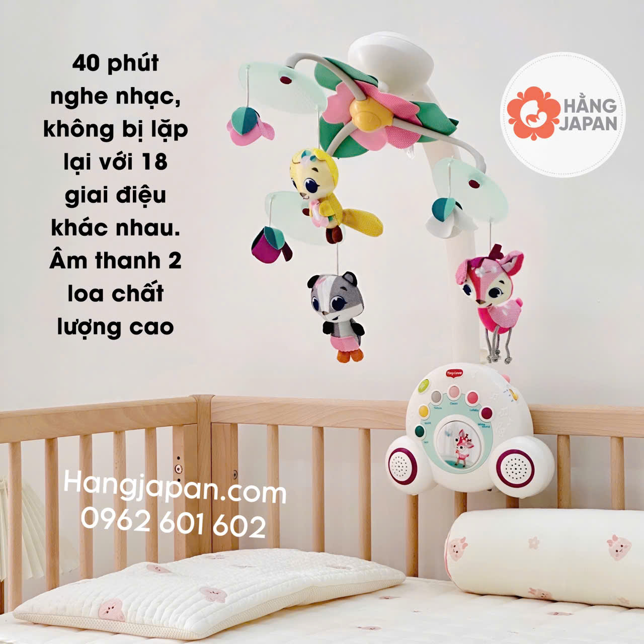 Đồ chơi treo nôi cũi Tiny Love Soothe N Groove Mobile Tiny Princess Tales Đồ chơi treo nôi cũi Tiny Love Soothe N Groove Mobile Tiny Princess Tales