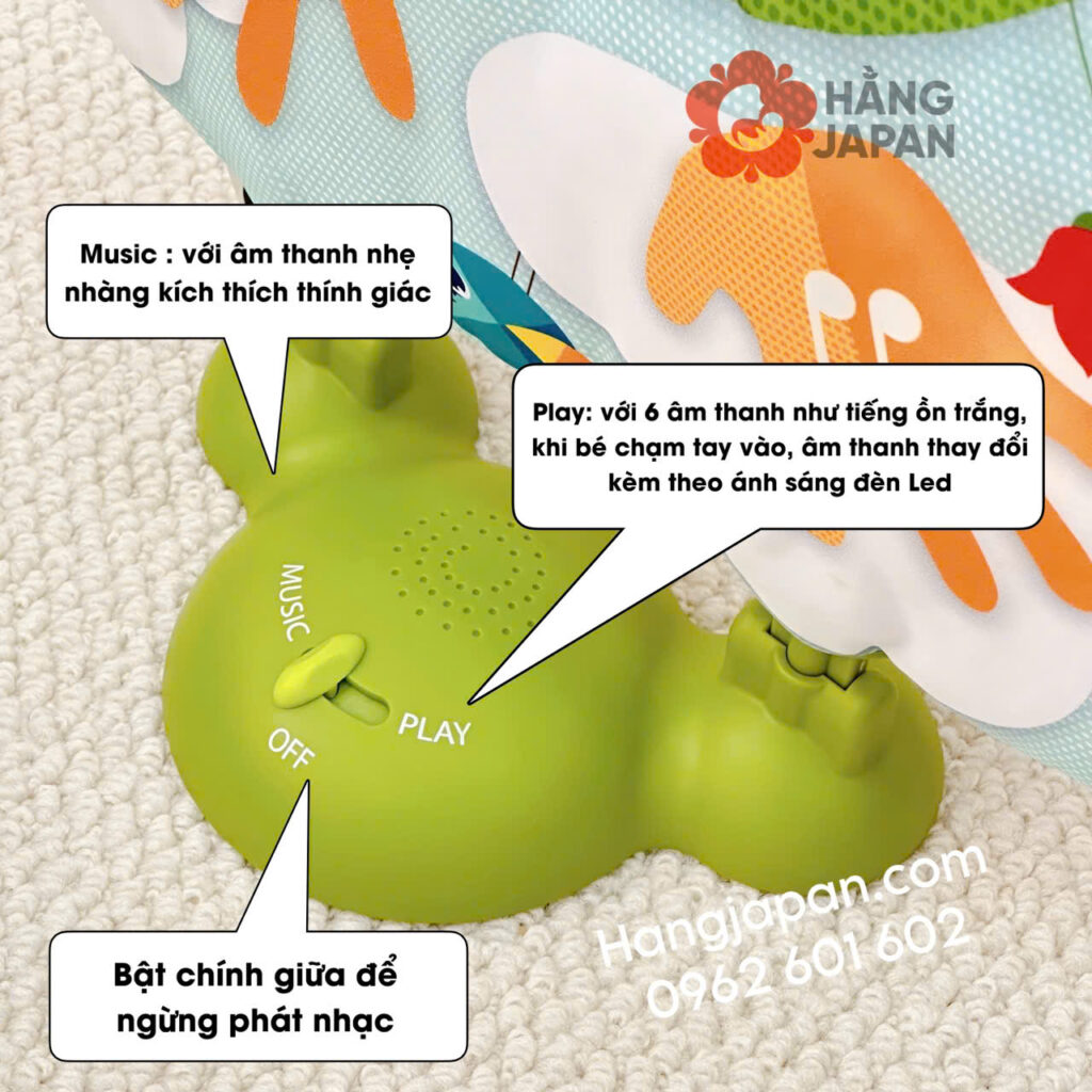 Thảm Chơi Tiny Love Kick & Play Gymini Farm (17)