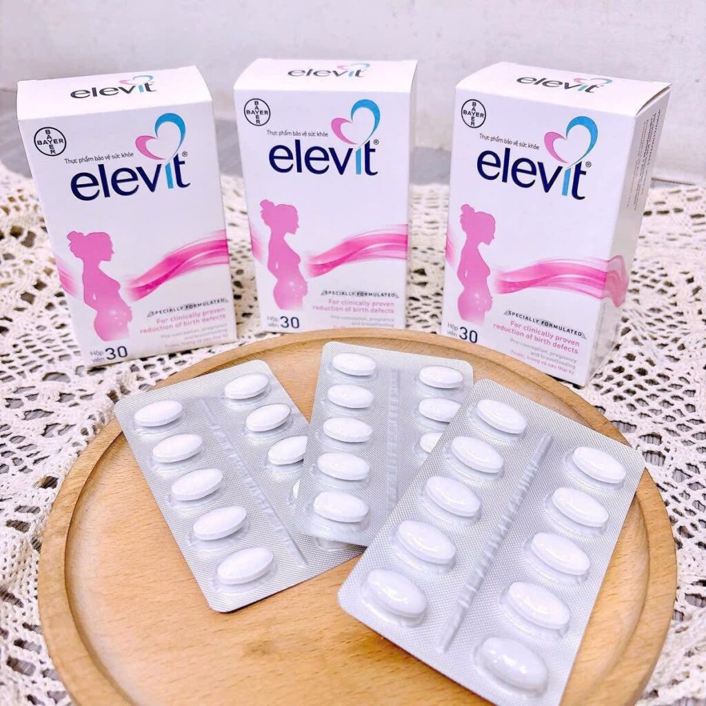 Vitamin Elevit Tổng hợp 30 viên bầu 13 Vitamin Elevit Tổng Hợp 30 Viên Bầu (2)