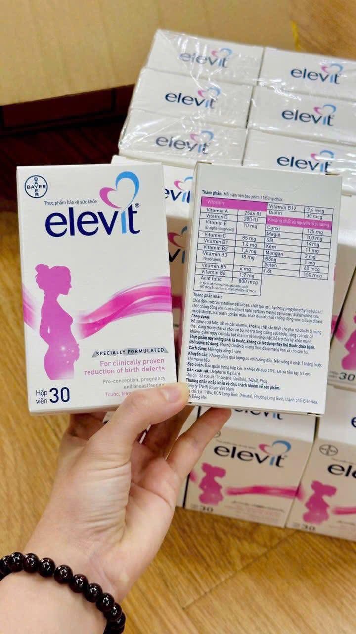 Vitamin Elevit Tổng hợp 30 viên bầu Vitamin Elevit Tổng hợp 30 viên bầu