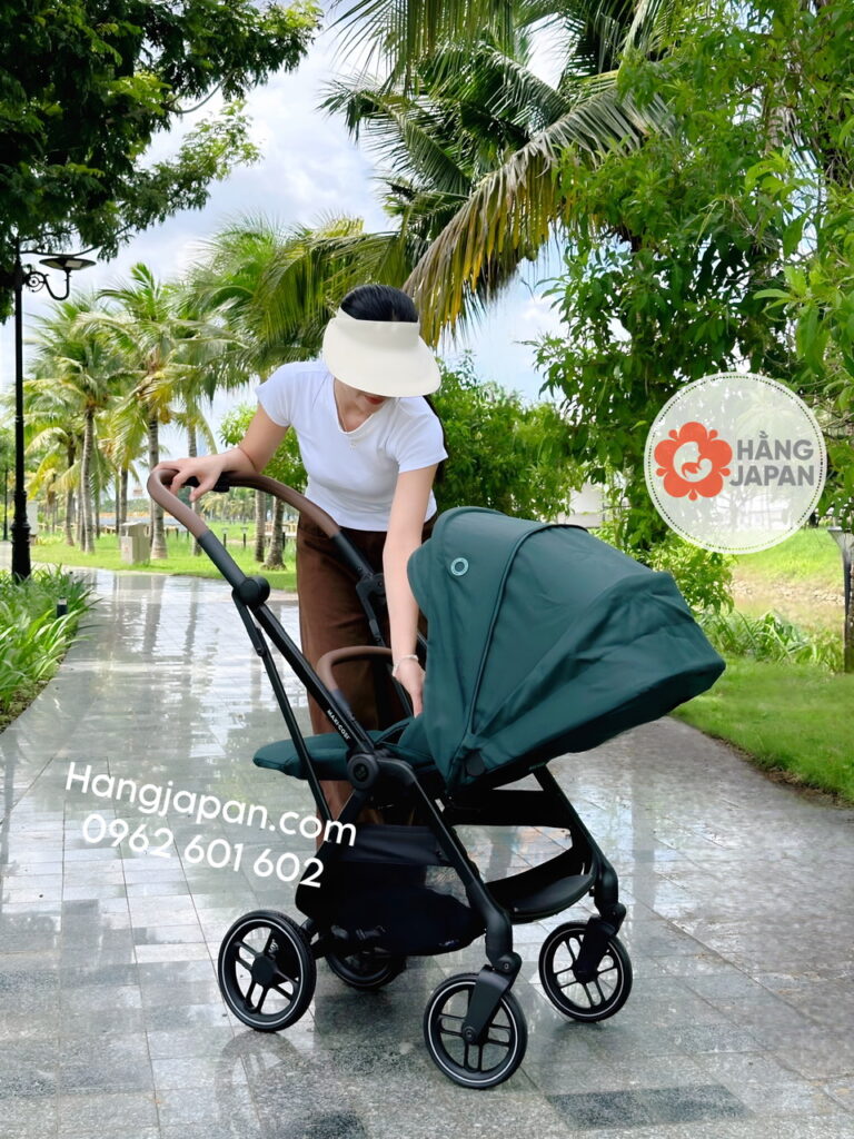 Xe đẩy gấp gọn Maxi-Cosi Leona2 Essential Green 40 Xe đẩy Gấp Gọn Maxi cosi Leona2 Essential Green (14)
