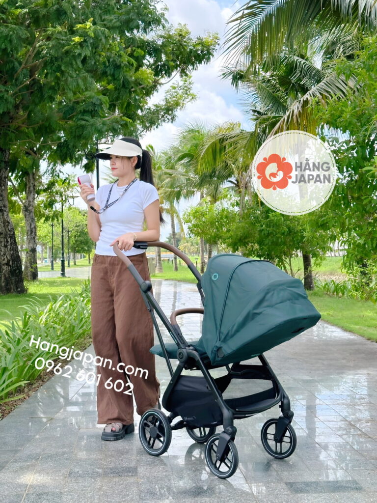 Xe đẩy gấp gọn Maxi-Cosi Leona2 Essential Green 35 Xe đẩy Gấp Gọn Maxi cosi Leona2 Essential Green (17)